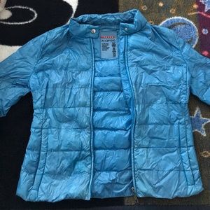 Blue Prada puffer jacket women’s size 44/m/large